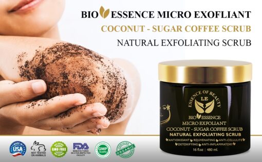 BIOESSENCE Micro Exfoliant Coconut Sugar Coffee Scrub
